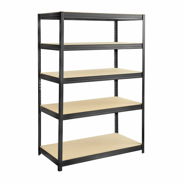 Safco Steel and Particleboard Shelving, 48X24 6244BL